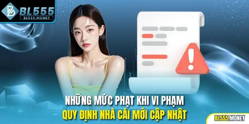 Những mức phạt khi vi phạm quy định nhà cái mới cập nhật